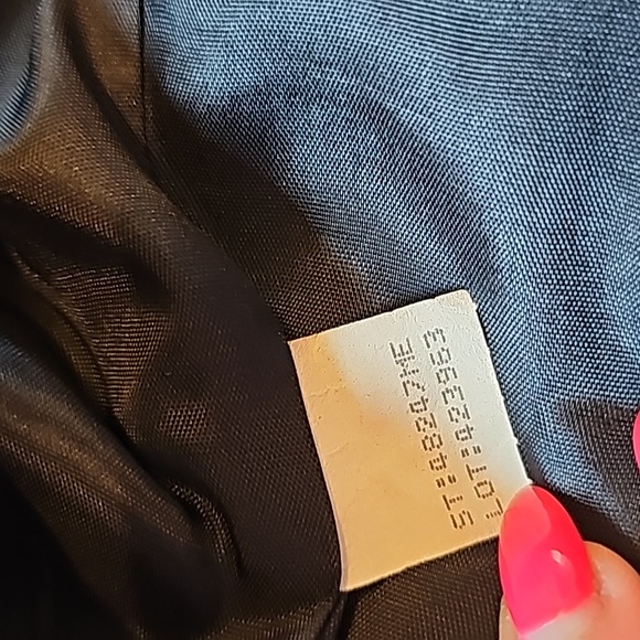 HILLARD & HANSON BLACK LINED PADDED LONG SLEEVE DRESS JACKET - Picture 10 of 10